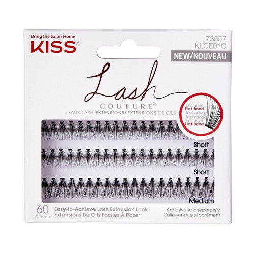 Kiss Lash Couture Faux Lash Extensions Venus Clusters, 60 Ea